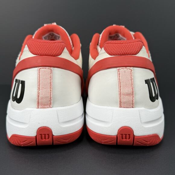 Wilson Rush Pro 5 SAMPLE Men’s Tennis Shoes Size 10 White/Red 145464 New